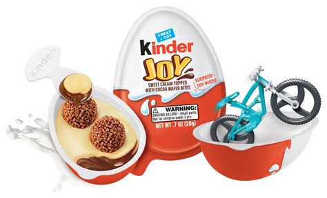 kinder joy eggs.